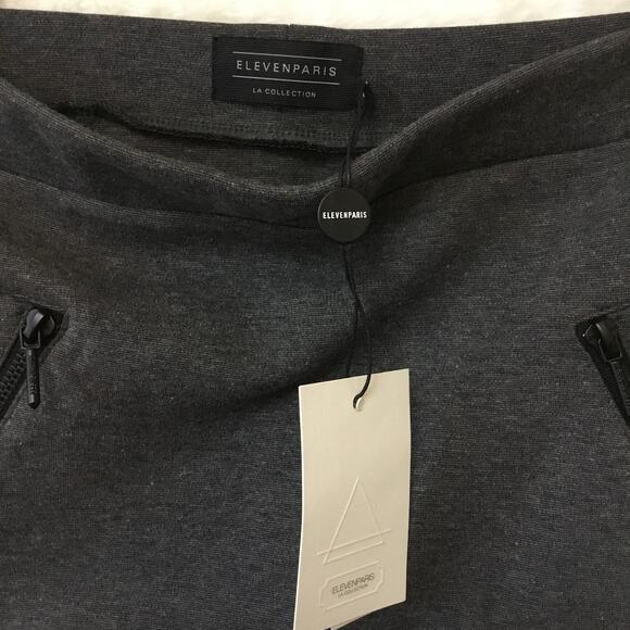 Eleven Paris Gray Knit Pencil Skirt - Picture 11 of 11